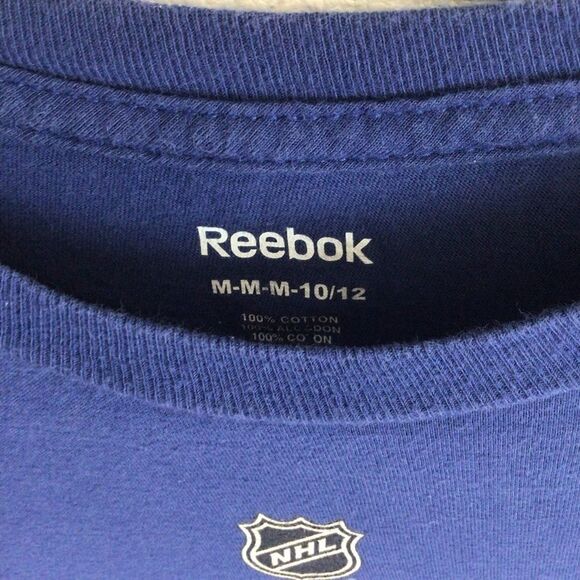 KIDS Reebok Oilers Lucic hockey team  coton t-shirt medium for kid - Picture 3 of 3